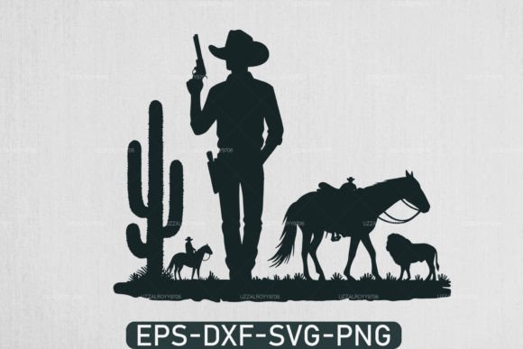 Download Cowboy Life Scene Svg, Cowboy Vector Svg - Premium Bundle