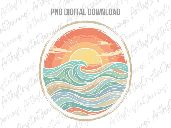 Download Round Ocean Wave Sun Summer Beach PNG - Summer beach png Collection