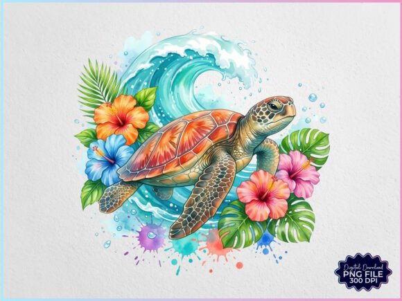 Download Sea Turtle Tropical Summer Beach PNG - Summer beach png Collection