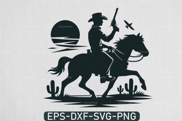 Download Cowboy Life Scene Svg, Cowboy Vector Svg - Premium Resources