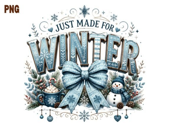 Download Cozy Winter Snowman Bow PNG, Blue Christ - Cozy winter Collection
