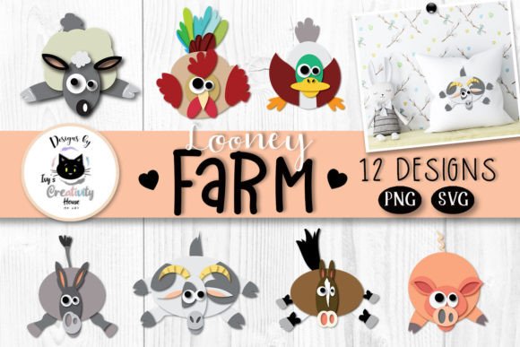 Download Funny Farm Animal Clipart | Farm SVG - Farm animal clipart Collection